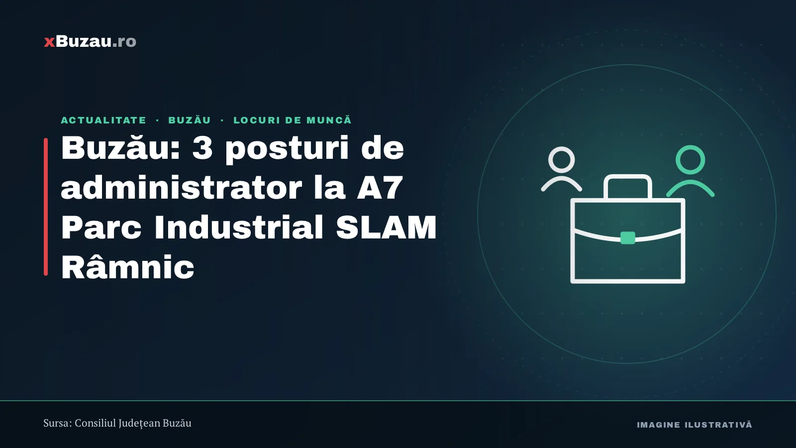 Buzău: 3 posturi de administrator la A7 Parc Industrial SLAM Râmnic